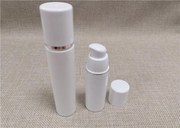Buy cheap Airelss Acrylic Lotion Bottle Pure White Color No Dip Tube 30 / 50 / 80Ml from wholesalers
