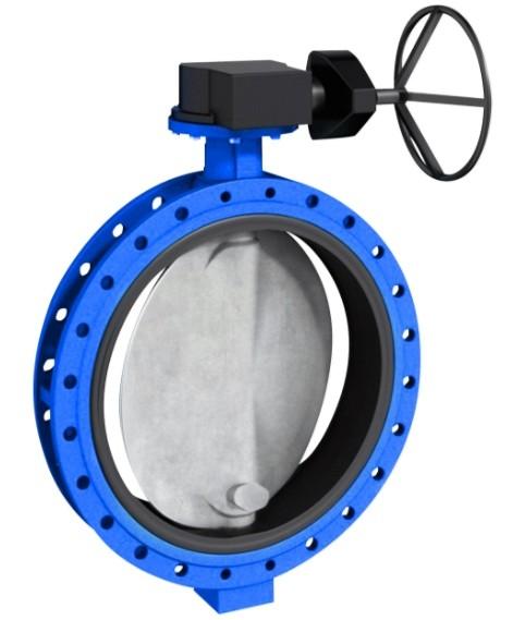 Buy cheap U Type Flanged Centerline Butterfly Valves , Cast Iron Butterfly Valve from wholesalers