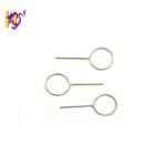 Precision Stainless Steel Wire Formed Sim Eject Pin Phone Sim Card Tray Pin