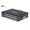 Buy cheap DC12V 1000mb/S 16 Ethernet Port Fiber Optic POE Switch from wholesalers