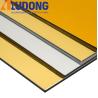 Buy cheap 3MM Gold Silver Mirror Aluminum Composite Panel PE Coating from wholesalers