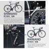 Buy cheap KOOTU Carbon Road Bike T800 Carbon Fiber Bicycle Shimano Sora 18 Speed from wholesalers
