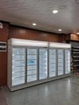 Industrial Upright Frost - Free Glass Door Seafood Freezer