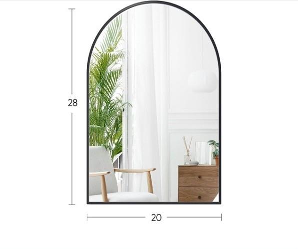 Buy cheap Customized Aluminum Alloy Bathroom Decorative Wall Hanging Mirror in Large Round Shape from wholesalers