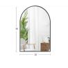 Buy cheap Customized Aluminum Alloy Bathroom Decorative Wall Hanging Mirror in Large Round Shape from wholesalers