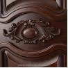 Buy cheap Interior Carving Flowers HDF Wood Doors Soundproof ISO Approved from wholesalers
