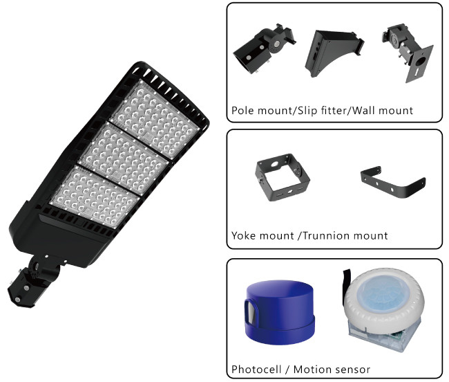 480 Volt LED Parking Lot Flood Lights Photocell Switch