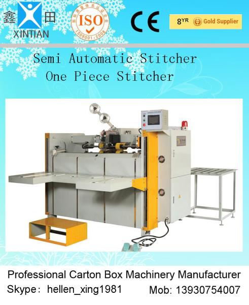 Quality High Speed Automatic Carton Packing Machine , Semi-Auto Stitching Machine for sale