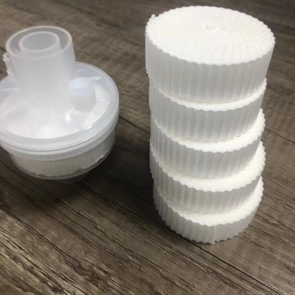 Buy cheap Durability Wood Pulp HME Filter Paper 2-Level White Filter with 99.999% Effect from wholesalers