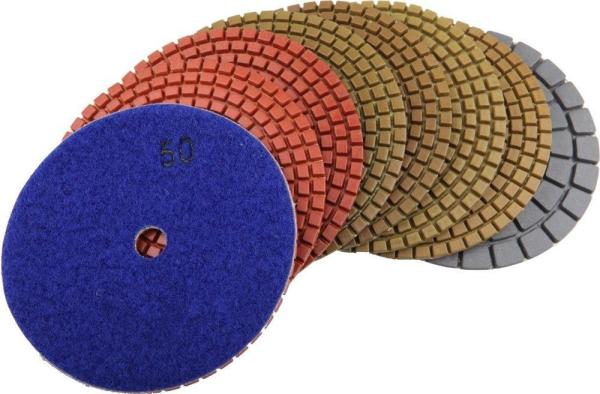Buy cheap Wet Diamond Metal Granite Polishing Pads Set from wholesalers