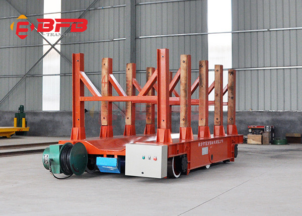 China factory 4 wheel electric motorized cable reel powered rail transfer trolley price
