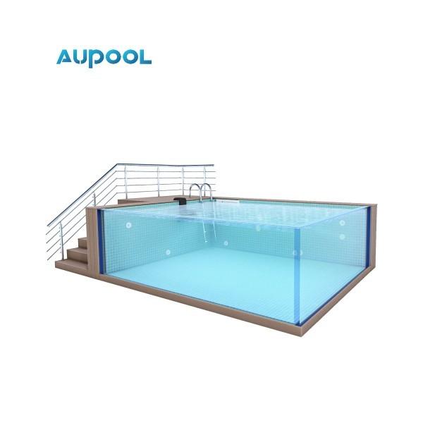 Buy cheap 2500KGS Portable Freestanding Private Pool For Outdoor Luxury Swimming from wholesalers