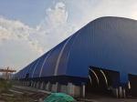 Large Span Space Truss Structure Building , Lightweight Steel Warehouse Shed