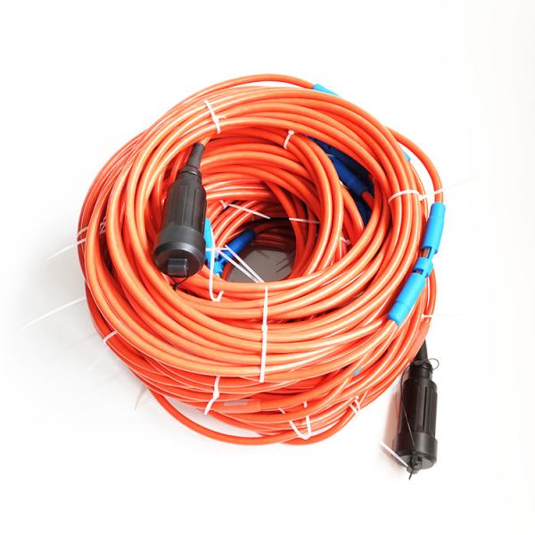 Buy cheap 24 Channels Seismic Cable with Mueller Clip Take-out 61 pin (24-61S) Female Connecter from wholesalers