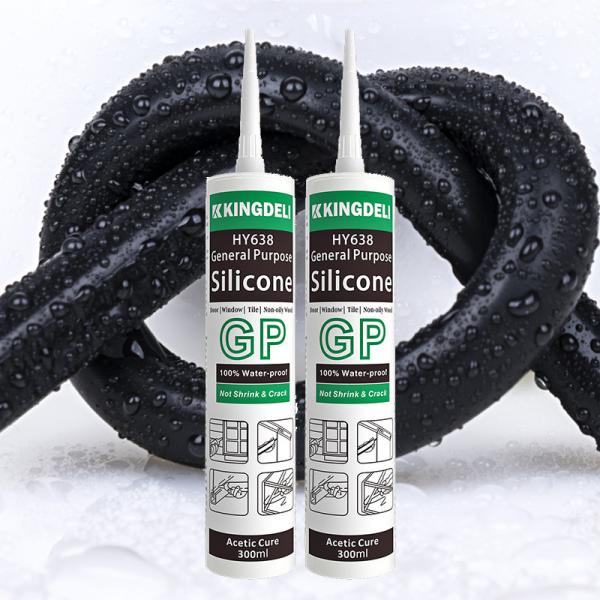 Buy cheap Water Resistant Acetic Cure Silicone Sealant Clear Glass RTV Adhesive Sealant from wholesalers