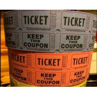 Buy cheap Blue Red Printed Thermal Ticket Party Department Admission Anti Ultraviolet product