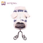 Fall And Winter Snowflake Argyle Knitted Dog Sweater Customized