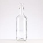Clear 750ml Glass Bottle for Customizable Vodka Whisky Satisfy Your Beverage