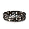 Buy cheap Customized Stainless Steel Chain Bracelet Jewelry Men's Carbon Fiber Bracelet from wholesalers