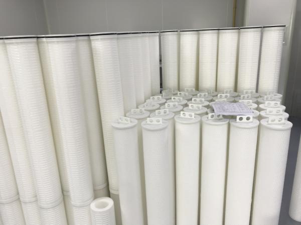 Buy cheap PP Pleated 100 Micron 40" 5.5㎡ High Flow Filter Cartridge from wholesalers