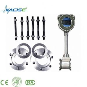 LCD Display Vortex Flow Meter Wear Resistance With 4 - 20mA Output