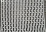 Galvanised Perforated Metal Sheet Slotted Hole For Filters / Vents