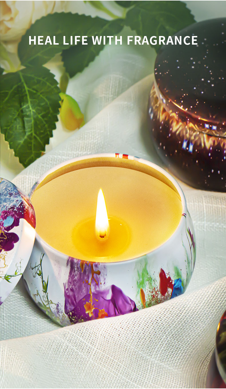 Scented Natural Soy Wax Candles And Aromatherapy Fragrance Net Weight 150g