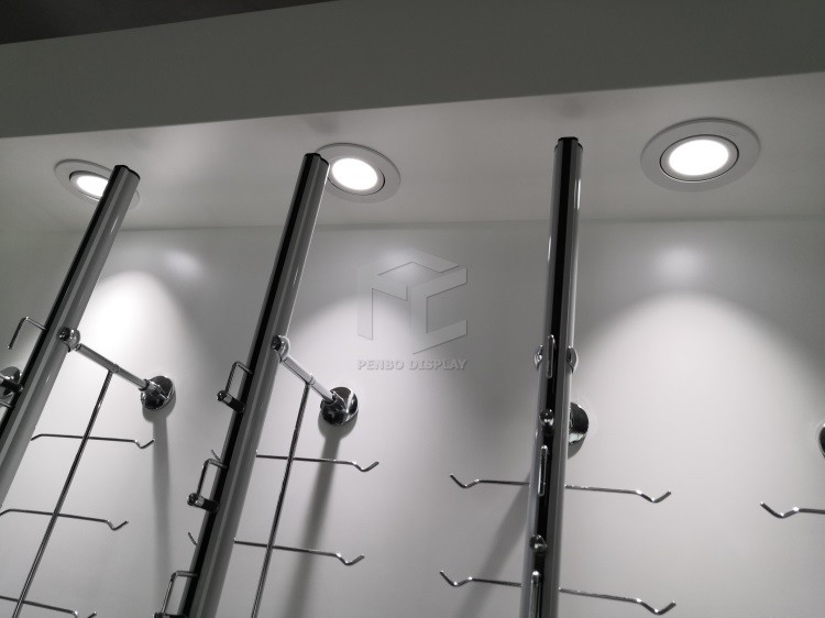 T4 LED Optical Shop Counter Design Showroom Furniture With Spotnight