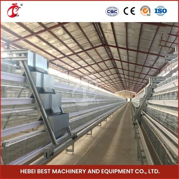 Buy cheap A Or H Type 4 Tier 160 Birds Layer Chicken Battery Cage For Egg Production Sandy from wholesalers