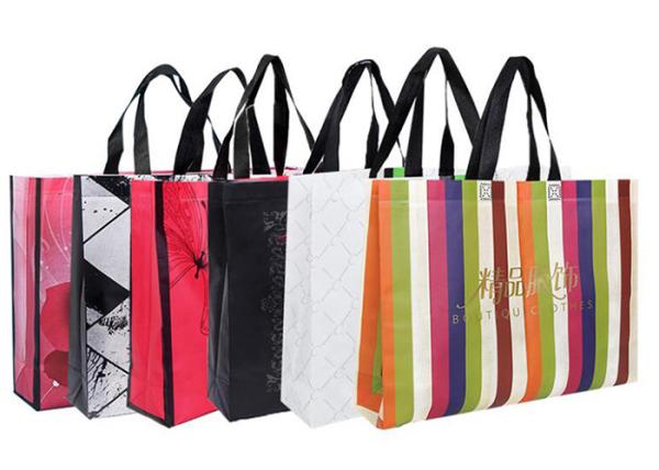 Environmentally friendly coated foldable non-woven handbags non-woven bags with