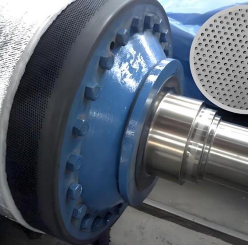 Buy cheap Paper Machine Blind Hole Press Roller Rubber Coated 600-1700mm Diameter from wholesalers
