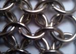Stainless Steel Wire Mesh Screen Lacquer Coating Metal Ring Curtains Decorative
