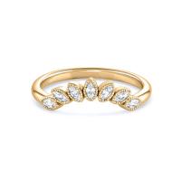 Buy cheap 925 Sterling Silver CZ Gemstone Diamond Ring Stackable Wedding Ring Jewelry Type product