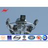 Buy cheap 4 Sections 10mm High Mast Light Pole For Flyovers Stations City Squares from wholesalers