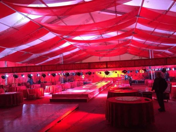 Buy cheap Wind Resistant Large Canopy Tent For Wedding Waterproof Outdoor White Aluminum from wholesalers