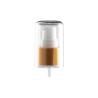 Buy cheap Full Cap Cosmetic Pump Dispenser With AS Material Golden Aluminum Closure from wholesalers