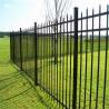 Buy cheap Powder Coated Steel Security Fence , Wrought Iron Spear Top Steel Palisade Security Gates from wholesalers