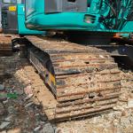 0.7m3 Bucket Capacity 13 Ton Blue Color Second Hand Excavator Kobelco Sk 135