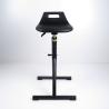 Buy cheap Black Polyurethane Seat Stand Stool Herringbone Fixed Foot Support Work Chair from wholesalers