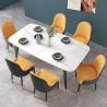 Buy cheap Metal Nordic Marble Dining Tabl Light Luxury For 4 - 6 People from wholesalers