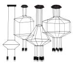 Modern Long Hanging Suspended led Pendant Light Fixture For Kitchen Dining Room