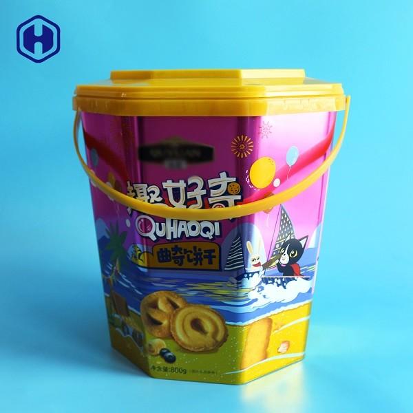 Buy cheap Large Gallon 1.96 IML Bucket 8250 ML Plastic Huge Plastic Cookie Containers from wholesalers