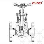 1500LB 1" Cast Steel Globe Valves Forged A105 Carbon