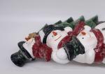 Logo Customized Polyresin Crafts Snowman Christmas Tree Decorations Figurines