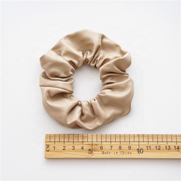 Buy cheap PU Hair Rope Ties Multicolor Leather Material Hair Scrunchies For Girls Hair Accessories from wholesalers