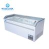 Buy cheap Glass Door Supermarket Island Freezer Unique Evaporator Coil Design from wholesalers