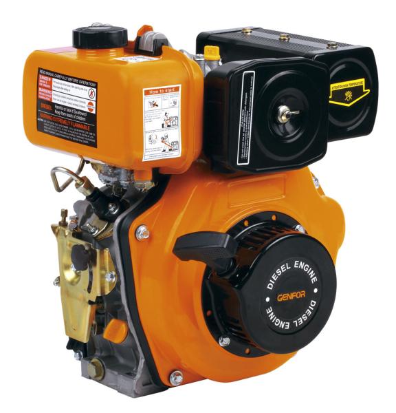 Buy cheap 192FE 10HP 498cc Diesel Powered Engine 4 Stroke Designed 12 Months Warranty from wholesalers