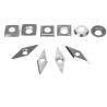 Buy cheap 10PCS Sets Woodturning Carbide Inserts Including Round / Square / Diamond Shape For DIY Woodworking Lathe from wholesalers