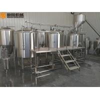 Buy cheap 3 Vessel Brewing System Plate Heat Exchanger Auto / Semi Automatic Control product
