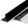 Buy cheap Flexible Window Door Metal Brush Seal Strip Nylon Bristles Weatherstripping Custom from wholesalers